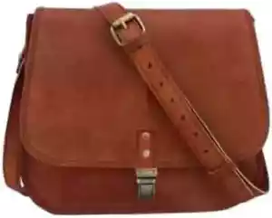 Damen Luxus Designer Ziege Leder Slim Tasche Handtaschen Hochwertig Braune - Bild 1 von 9