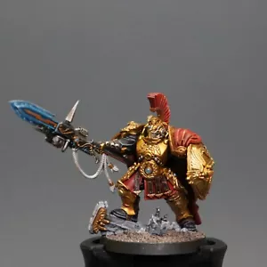 Scudo Capitano Warhammer 40k esercito Adeptus Custodes Games Workshop pro dipinto - Foto 1 di 4