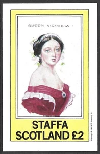 Staffa Scotland, 1981, £2 Queen Victoria, MNH Imperf M/S Sheet #M2057 - Picture 1 of 1