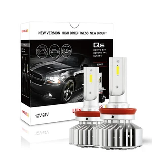 2X 9003 H4 LED Headlight Globe Bulbs 60W High Low Beam Driving Fog 6500K White - Picture 1 of 8