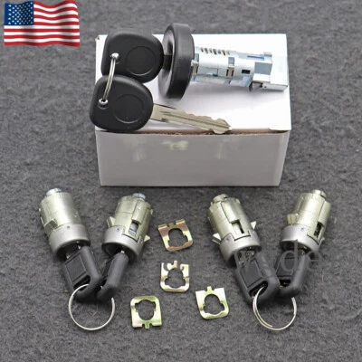 For Chevy Express Van 2010-2014 Ignition & 4 Door Lock Cylinders W/6  Keys - Image 1 of 4