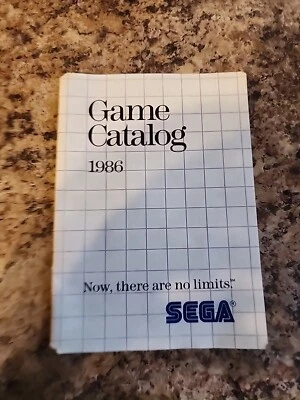 Sega Master System 1986 Video Game Catalog Booklet FAST FREE SHIPPING - Image 1 of 4