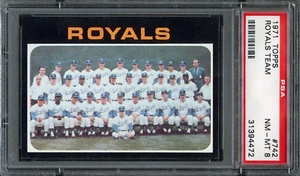 BB - 1971 - Topps - #742 - Royals Team - PSA 8 - NM-MT - Picture 1 of 2