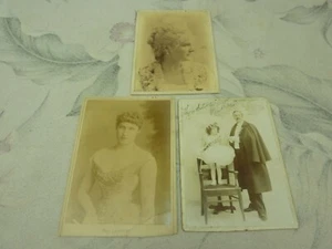 Lot of 3 Vintage 4"x6" Theatrical Personality Photographs - Picture 1 of 9