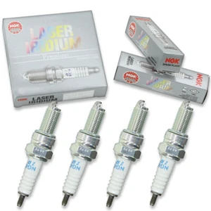 4pcs 06-10 Kawasaki EX650 Ninja 650R NGK Laser Iridium Spark Plugs 649cc xz - Picture 1 of 5