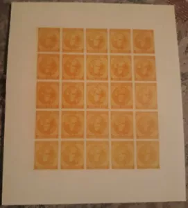 Springfield facsimile 1935 Re-print reproductions 25 To A Sheet Scott# 14 - Picture 1 of 2