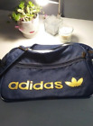 Adidas Unisex Sport Gym Messenger Bag Denim Gold Cross Body Shoulder Trefoil 90s
