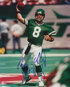 Autogrammiertes BROWNING NAGLE New York Jets 8x10 Foto - mit Coa - Bild 1 von 1