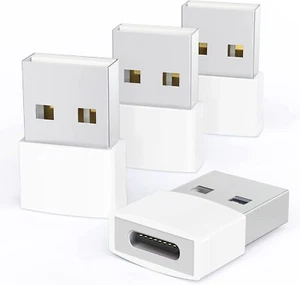 4pcs Type C Usb-C Femelle À USB Mâle Adaptateur Chargeur IPHONE Samsung - Photo 1 sur 5