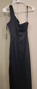 Rampage Black Sequins Size 7 Long Slit Sides. - Picture 1 of 7