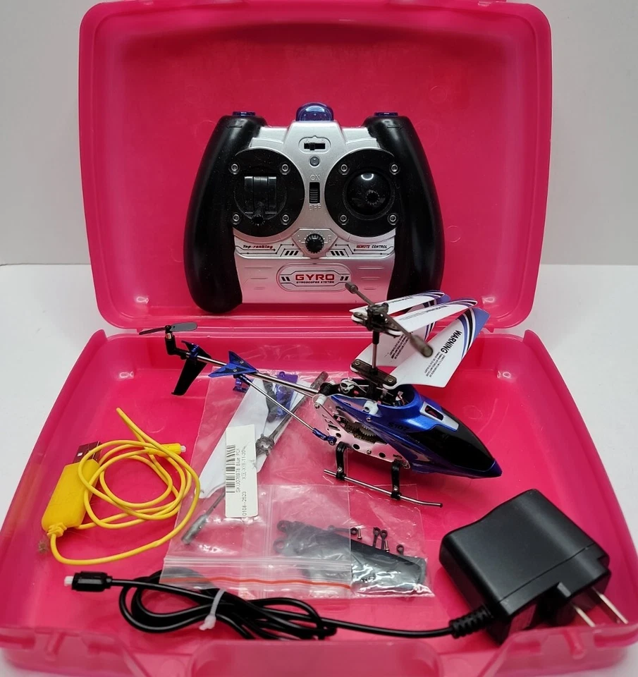 Syma Model S107G Gyroscope System RC Radio Control Helicopter - Non Working.  - Image 1 of 4