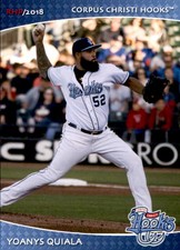 2018 Corpus Christi Hooks Grandstand #23 Yoanys Quiala Cuba - NM Baseball Card