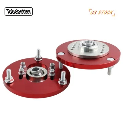 Camber Plate Top Upper Mount & Control Arm Bushings Kit for BMW E46 3-Series New Foto 1 de 4