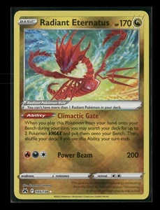 Radiant Eternatus 105/159 Crown Zenith Holo Pokemon Card NM - Picture 1 of 2