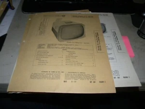 ADMIRAL TELEVISION RECEIVER - 4 MODELS (SAMS PHOTOFACT 367-2) - Picture 1 of 1