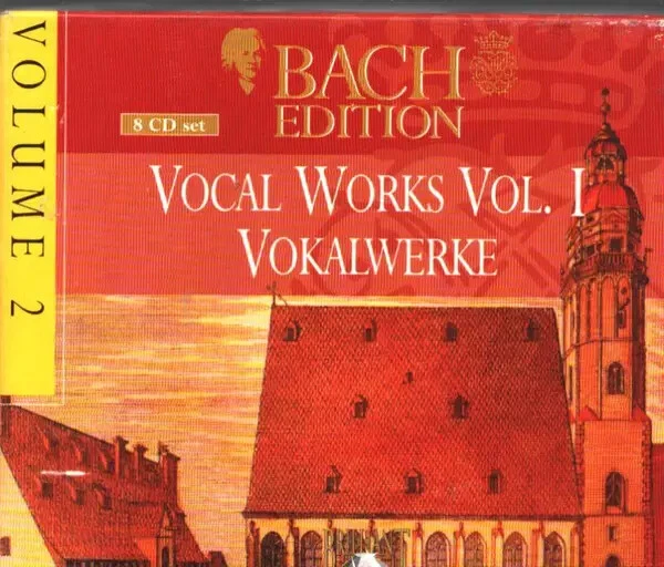 CD-BOX Johann Sebastian Bach Vocal Works Vol. I / Bach Edition Vol. 2 Brillia - Bild 1 von 1