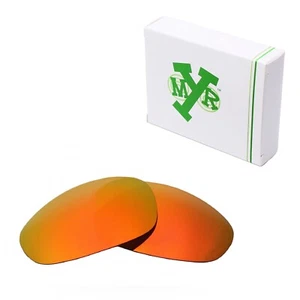 Lentes de repuesto polarizadas hdhut para gafas de sol Oakley Juliet rojo fuego - Imagen 1 de 6
