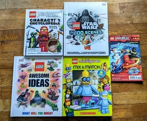 5 Good LEGO BOOKS Star Wars Ninjago etc - Picture 1 of 9