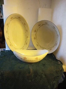 Vtg Style House Serenade Lot Of 3 Serving Pieces Gravy & 2 Bowls - Picture 1 of 8