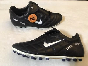 VINTAGE NIKE AIR ZOOM BRASILIA HG SOCCER CLEATS SIZE 12 BARCELONA REAL MADRID US - Picture 1 of 11