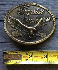 Vintage IH International Harvester Belt Buckle Transtar scout Binder Eagle - Picture 1 of 2
