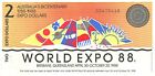 Australia $2 4.30.1988 Bicentennial Comm. World Expo Uncirculated Banknote L15