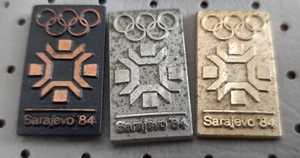 Olympische Spiele Sarajevo 1984 Logo Jugoslawien Pins - Bild 1 von 1