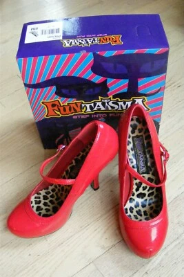Funtasma PRE50/R PRETTY-50 Women's Shoes Red 8M - Image 1 of 4
