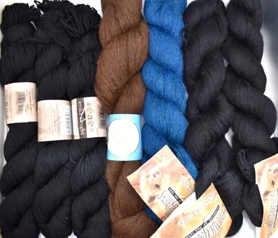 7 Skein Lot of Yarn Cascade Yarns Erika Knight Alpaca Linen Viscose - Image 1 of 4
