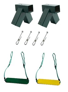 DIY Swing Set Square Posts Corner Hardware Kit Kids Make Your Own Backyard Play - Bild 1 von 9