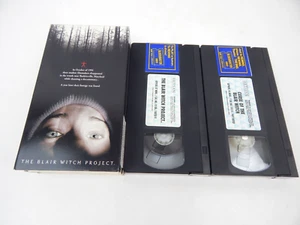VHS The Blair Witch Project & Curse Of The Blair Witch 2 Tape Set Blockbuster - Foto 1 di 4