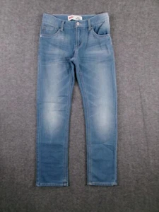 Levis 511 Jeans Youth 12 Blue Slim Stright Light Wash Faded Causal Knit 26X26 - Picture 1 of 15