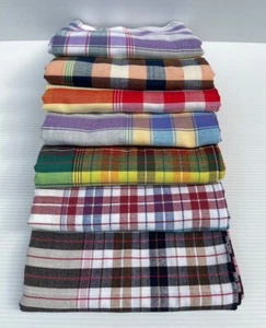 Thai Loincloth Cotton Pat Pat Pa-Kow-Ma Men's Bathing Scarf Shawl Handmade Gift - Picture 1 of 143