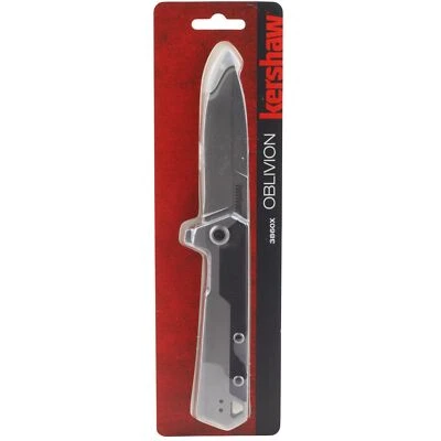 Navaja de bolsillo plegable Kershaw Oblivion Framelock mango de nailon relleno de vidrio Foto 1 de 2