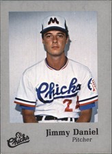 1986 Memphis Chicks Silver Time Out Sports #3 Jimmy Daniel