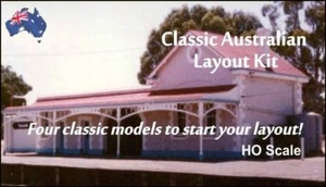 HO Scale Australian Model Railway Buildings “CLASSIC” STARTER KIT - Picture 1 of 8