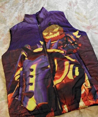 HTF Ecosys LA Spirit Rider Halloween JOL Mens Puffer Vest Lg EUC USA - Image 1 of 4