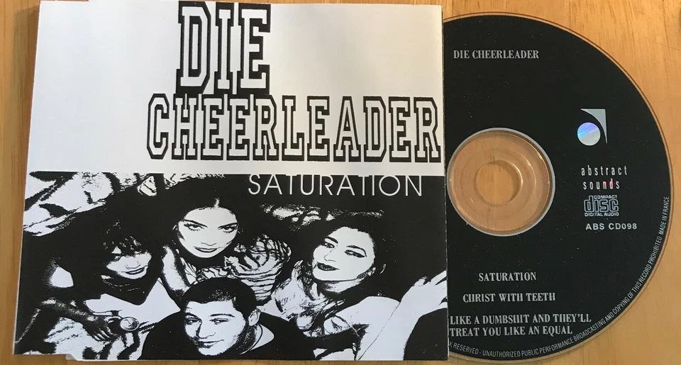 Die Cheerleader 'Saturation' CD EP Single, 1993 UK Abstract Sounds ABS CD098 - Image 1 of 1