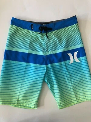 Pantalones Cortos Hurley Boys Line Up Ghost Verde Talla 20/30 Nuevos con Etiquetas Foto 1 de 2