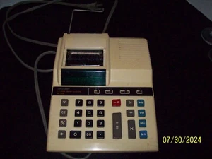 Sharp Electronic Printing Calculator w/roll paper Vintage 1980's EL-2188 - Picture 1 of 2