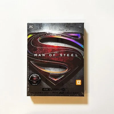 MAN OF STEEL 4K+3D+2D STEELBOOK FULL SLIP A2 WEET COLLECTION - Image 1 of 3