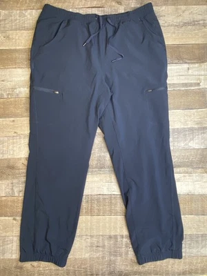 Eddie Bauer Polar Pant Womens 16 Tartan Plaid Fleece Lined Cargo Pockets Stretch - Image 1 of 4