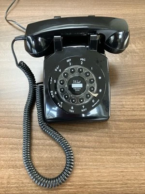 Landline Telephone Rectro Push Button Black  - Image 1 of 4