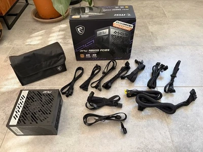 MSI MPG A850G PCIe 5 Netzteil – 850 Watt, vollmodular, 12VHPWR, TOP & OVP! - Bild 1 von 4