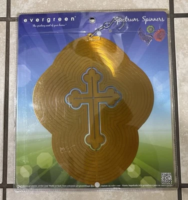Religious Cross Wind Spinner - Image 1 of 2