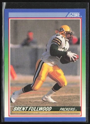 1990 Score Brent Fullwood Green Bay Packers #6 - Image 1 of 2