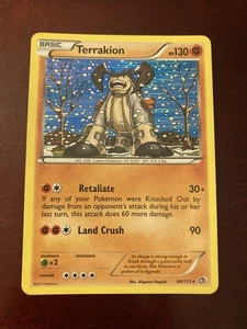 Terrakion 84/113 Legendäre Schätze Holo Rare Pokemon TCG Karte - Bild 1 von 2