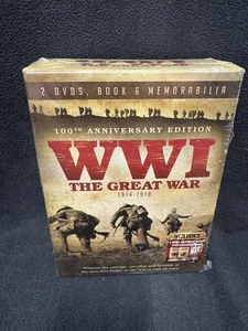 WWI the Great War: 100th Anniversary Memorabilia Set (DVD, 2014) New Sealed - Imagen 1 de 6