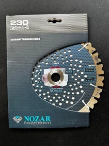 Nozar Trennscheibe Diamantscheibe TITAN XXL 230x22,23 mm Granit-, Naturstein - Bild 1 von 2