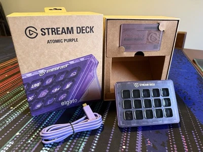 Elgato Stream Deck mk.2 Limited Edition Atomic Purple Never Used - Image 1 of 4